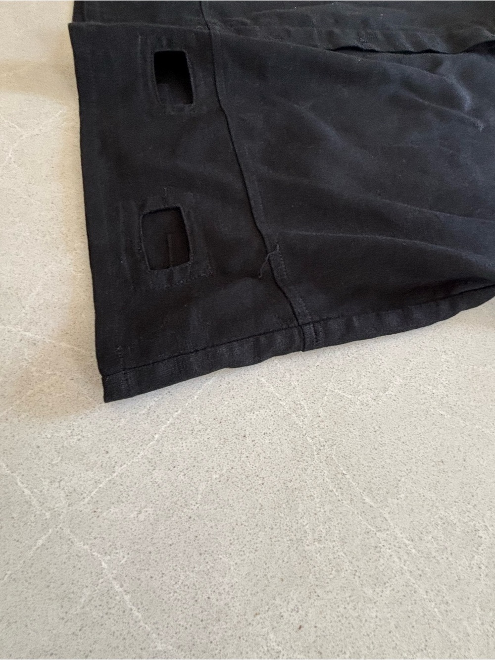 Tara Vao Black Lightweight Linen-Rayon Button Shirt Size Medium Women’s Classic - Picture 9 of 10